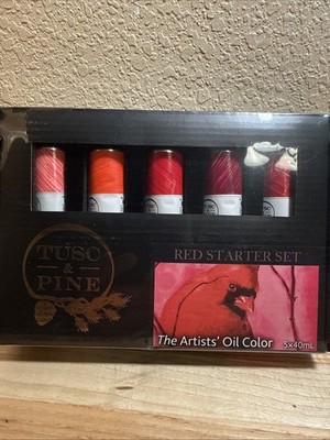 Tusc & Pine- 40 ml Set of 5 - Red Starter set-Non-Yellowing, Rich & Cre...