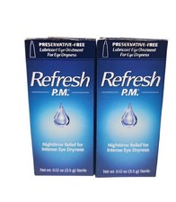 2 Pack Refresh P.M. Lubricant Eye Ointment 3.5g Exp 03/2028