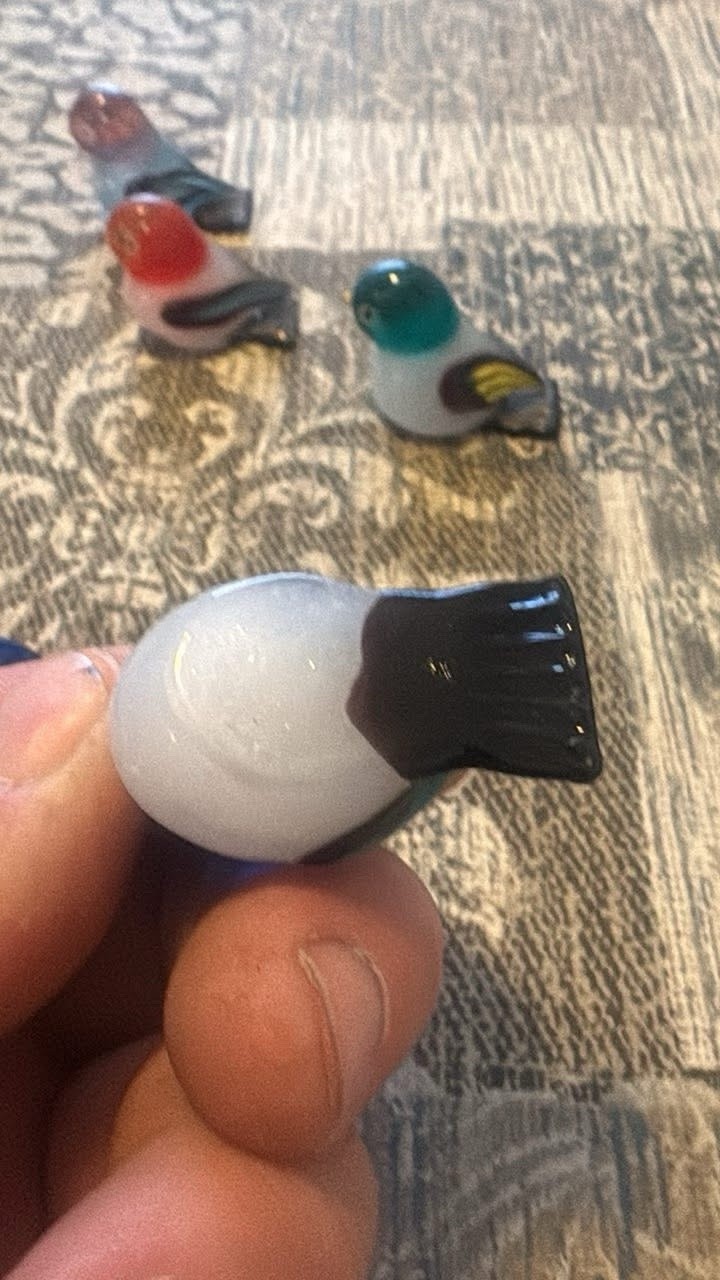 Vintage Murano Style Birds Lot