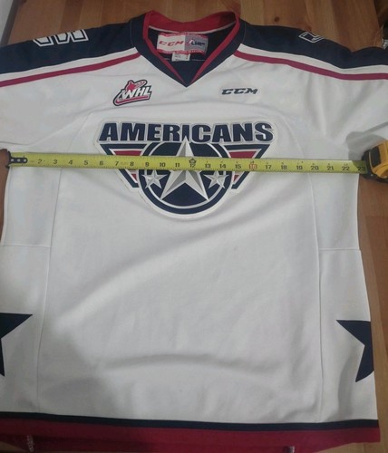 Tri-City Amerikaner Auswärtstrikot CCM CHL WHL MiC Größe Herren Medium - Bild 10 von 17