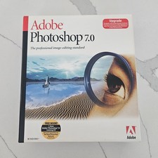 Adobe Photoshop 7.0 Original Box, Win, CDROM, Manuals, Special READ 