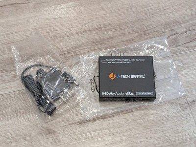 JTECH-EXD-ARC HDMI Audio Extractor 4K 60Hz HDR ARC Optical RCA Converter