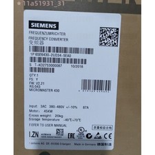 1 pc New Siemens Frequency Converter 6SE6430-2UD34-5EA0 FREE SHIPPING