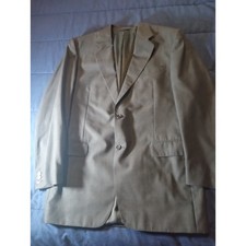 Canali Men's Pure Wool Blazer Jacket Black Pinstripe Italy   42L US 52 EU 