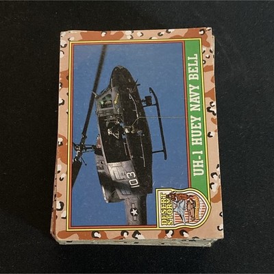 Topps Desert Storm 2nd Series Trading Cards 35 card Lot UH-1 Huey Tornado Apache