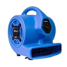 P-100A 3 Speeds Mini Air Mover, Floor Fan, Dryer, Utility Blower with Built-I...
