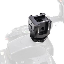 Triple Cold Shoe Mount Mic Fill Light Bracket Photography Aluminum Alloy
