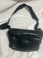 Genuine Black Leather Totes Fanny Pack