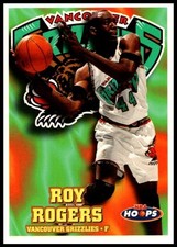 1997 Roy Rogers Skybox NBA Hoops Basketball #158 Vancouver Grizzlies
