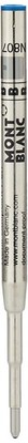 Montblanc Ballpoint Pen Refills (B) Royal Blue 124491   Broad Tip   2 Pack