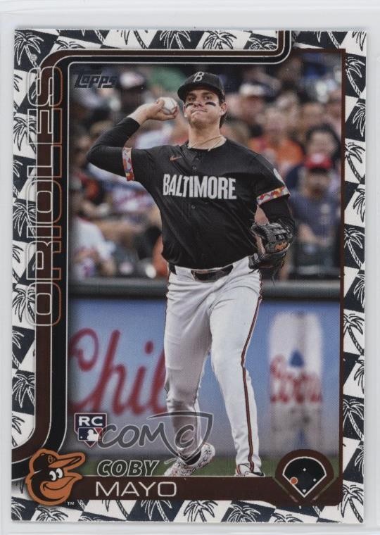 2025 Topps Series 1 Spring Training Coby Mayo #20 0l7e