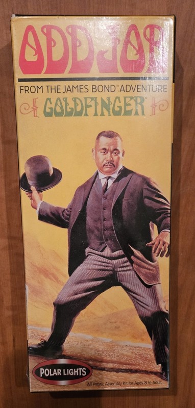 VTG NEW! James Bond Adventure Goldfinger ODD JOB [Polar Lights 1999] Model Kit
