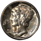 1938-P Mercury Dime 10C Philadelphia Brilliant Uncirculated BU+