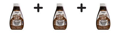 3 x Skinny Foods Skinny Syrup (425ml) Chocolate (18,03 EUR/L)