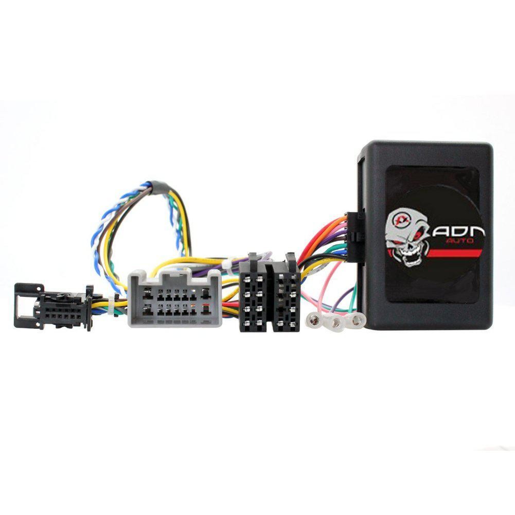 Interface commande au volant FO4CN Ford Fiesta 2008 2009 2010 autoradio écran rouge