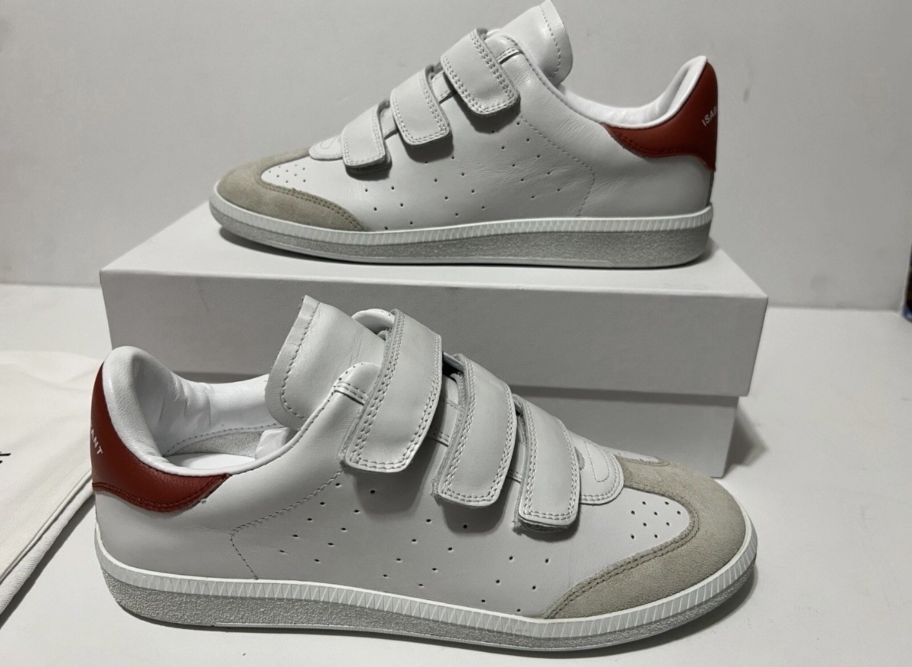 Isabel Marant Beth Terracotta Classic Sneakers Women's Size 7.5 BK0031-22P072S