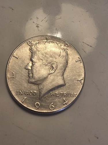 1964 Kennedy Half Dollar Silver 50C Coin