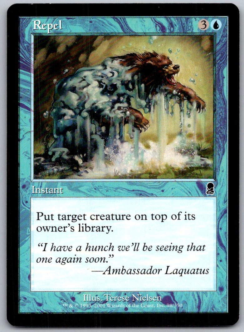 Repel 98 Common Odyssey Magic: The Gathering Lightly Played