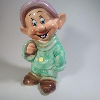 Disney Snow White Ornament Dwarf Series 17cm/6.69'' Ceramic Kato Kogei Collab