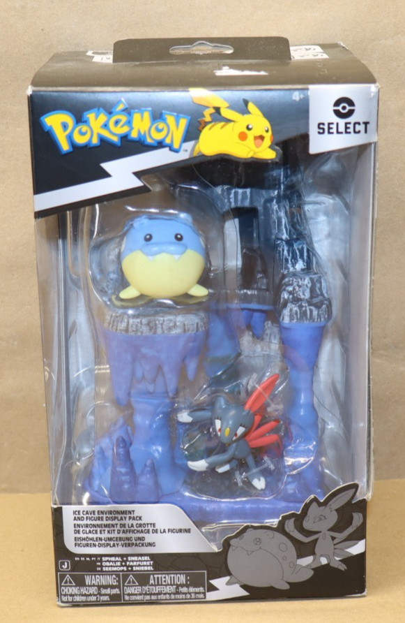 Select Environment and Figure Display Pack: Wave 7 - Spheal & Sneasel