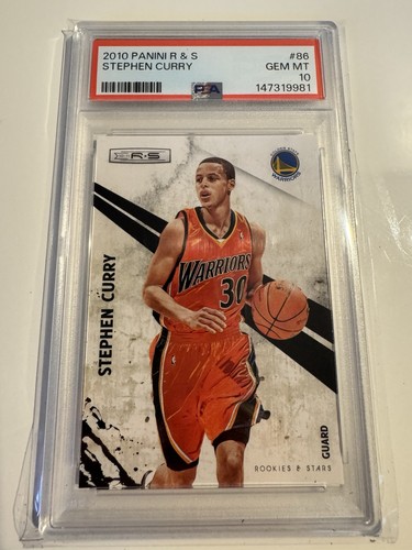 2010-11 Panini Rookies & Stars R & S Stephen Curry #86 PSA 10 new label 2nd year