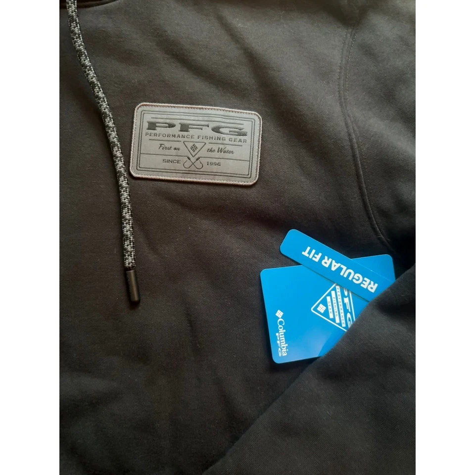 Columbia PFG Sudadera con Capucha Rendimiento Equipo de Pesca Pullover Sudadera Para Hombres M Foto 2 de 4