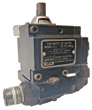 Gemini Valve Model 411 Pneumatic Actuator Valve Assembly New/Surplus USA Made