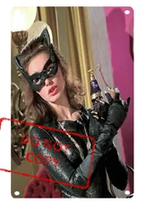 Julie Newmar as Catwoman Classic Batman TV Show Retro 8x12 Aluminum Metal Sign