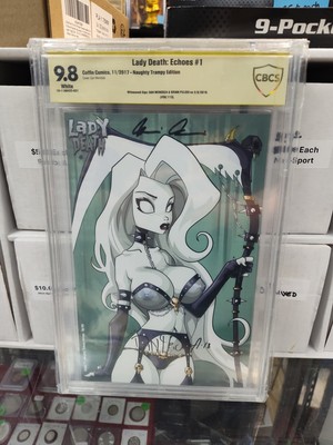 Lady Death Echoes #1 - Naughty Trampy Edition Coffin 2017 Dan Mendoza CBCS 9.8