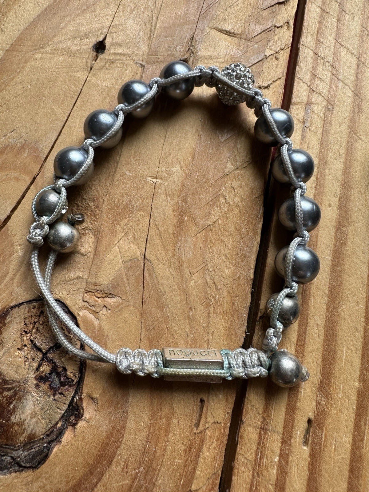 Signed Nogucci Adjustable Bracelets Multicolor Si… - image 2