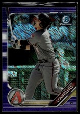 2019 Bowman Chrome #BCP-179 Daulton Varsho Prospects Purple Shimmer Refractor