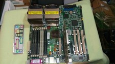 HP XW8200 Motherboard 409647-001 WITH CPUS HEATSINK X2 ,16GB MEMORYS 4X4,VIDEO