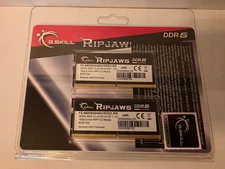 G.Skill Ripjaws SO-DIMM 32GB 2 x 16GB DDR5 5600MT/s CL40 Laptop Memory