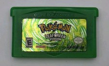 Pokemon Leaf Green GBA Authentic - Save Tested Gameboy Advance Cartridge Only