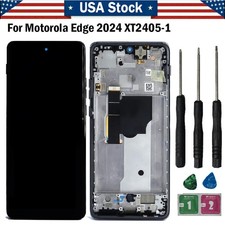 New LCD Touch Screen Digitizer Frame For Motorola Moto Edge 2024 XT2405 XT2405-1