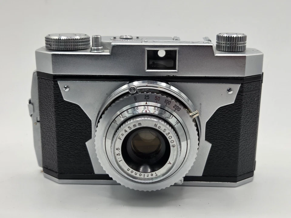 Cámara fotográfica KALIMAR A con estuche y lente Terlonon F3.5 45 mm - T.K.O Japón vintage Foto 2 de 4