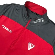 NEW PGA Tour Levelwear x Fengate Taylor Pendrith Mens 1/4 Zip Jacket Red • Large