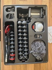 Joby Gorillapod Mobile Vlogging Kit Wavo Mic Beamo Luce Telefono Telecamera Connettori
