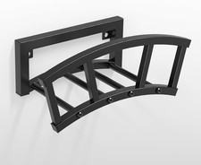 Soporte de manguera de jardin para pared de metal para patio exterior y granja
