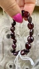 Crystal Garnet Heal Energy Natural Bracelet Free Form Beads 8mm