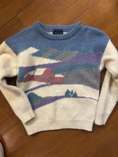 Vintage Woolrich 100 Wool Sweater Size Small Winter Wonderland