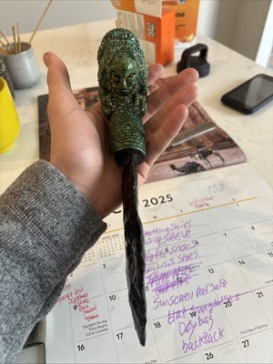 aztec obsidian knife