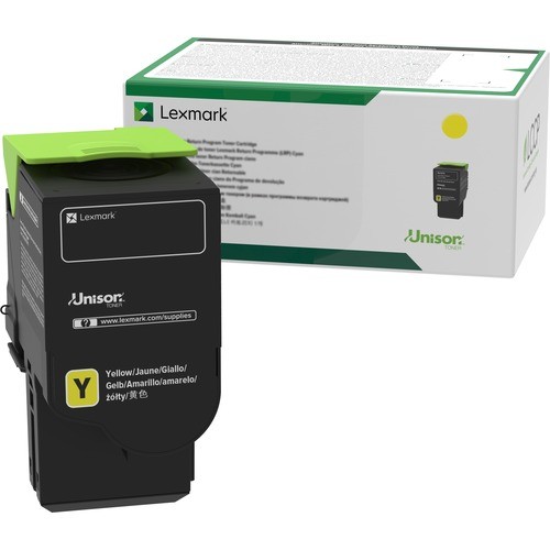 Оригинальный картридж с тонером стандартного выпуска Lexmark Unison - Желтый - по 1 штуке
