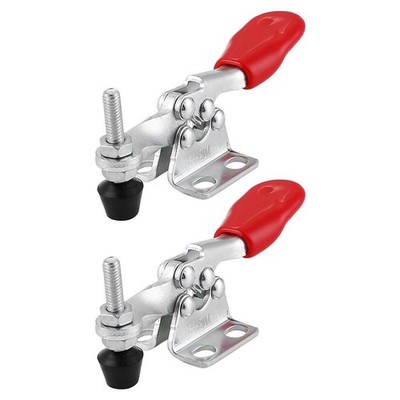 2Pcs Horizontale Hand Werkzeug Quick-Release Toggle Clamp 60lbs /27kg
