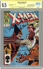 Uncanny X-Men #222D CBCS 6.5 Witnessed Sig 1987