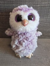 Moonlight The Purple Owl Ty Beanie Boo Stuffed Plush g52