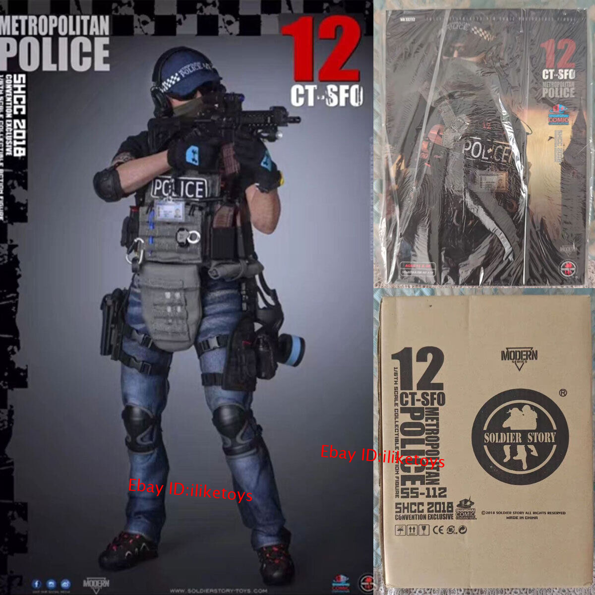 1/6フィギュア12 CT-SFO MEROPOLITAN POLICE Soldier Story Metropolitan Police CT-SFO CONVENTION