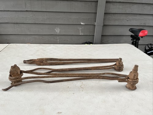 Antique Blacksmith Punch Tools x 3 Hand forged; With Tongs; Collectable; Rustic - Picture 10 of 12