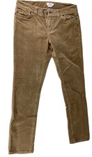 Vineyard Vines Women's 8 Brown Corduroy Straight Leg Pants mid Rise