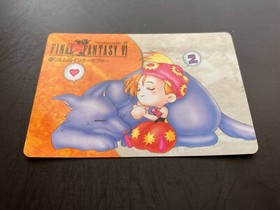 Final Fantasy 6 VI Card TCG Japanese Japan PS Games Famicom DS 1995 Bandai b